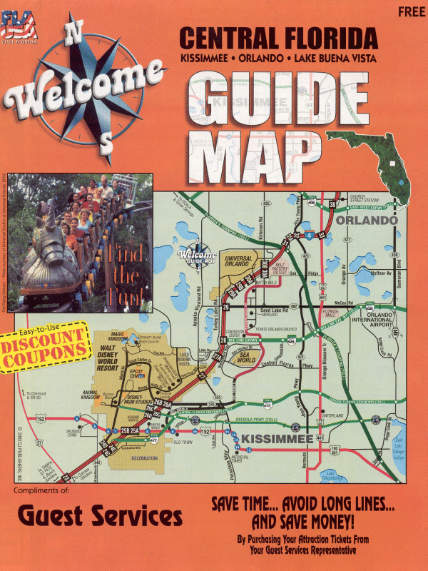 Florida Welcome Guide Map